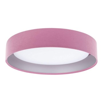 LED Kattovalaisin GALAXY LED/24W/230V pinkki/hopea