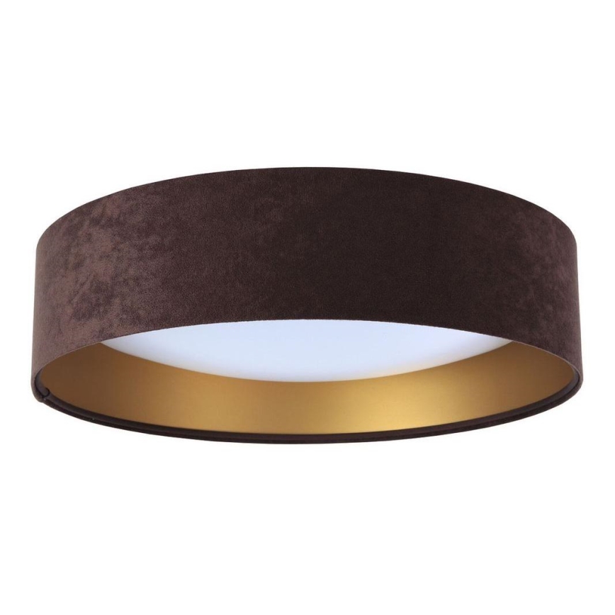 LED Kattovalaisin GALAXY LED/24W/230V ruskea/kulta