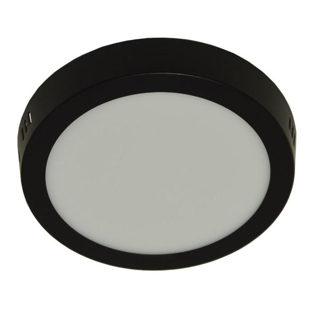 LED-kattovalaisin GERRIT LED/12W/230V 4000K musta