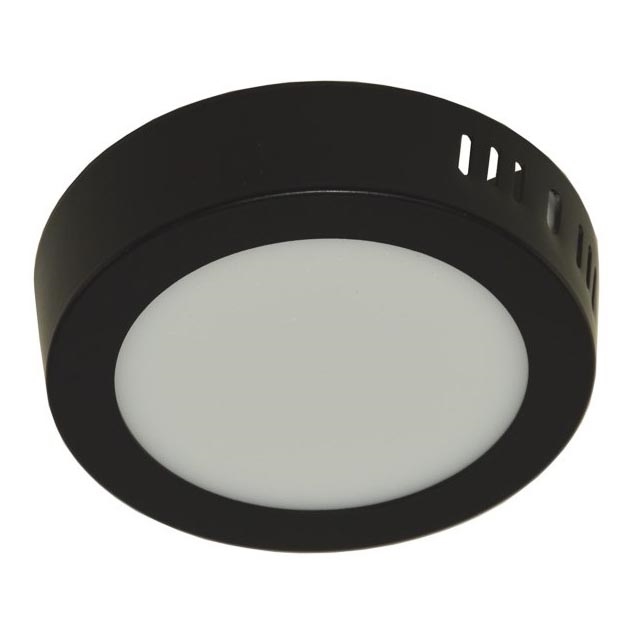 LED-kattovalaisin GERRIT LED/6W/230V 4000K musta