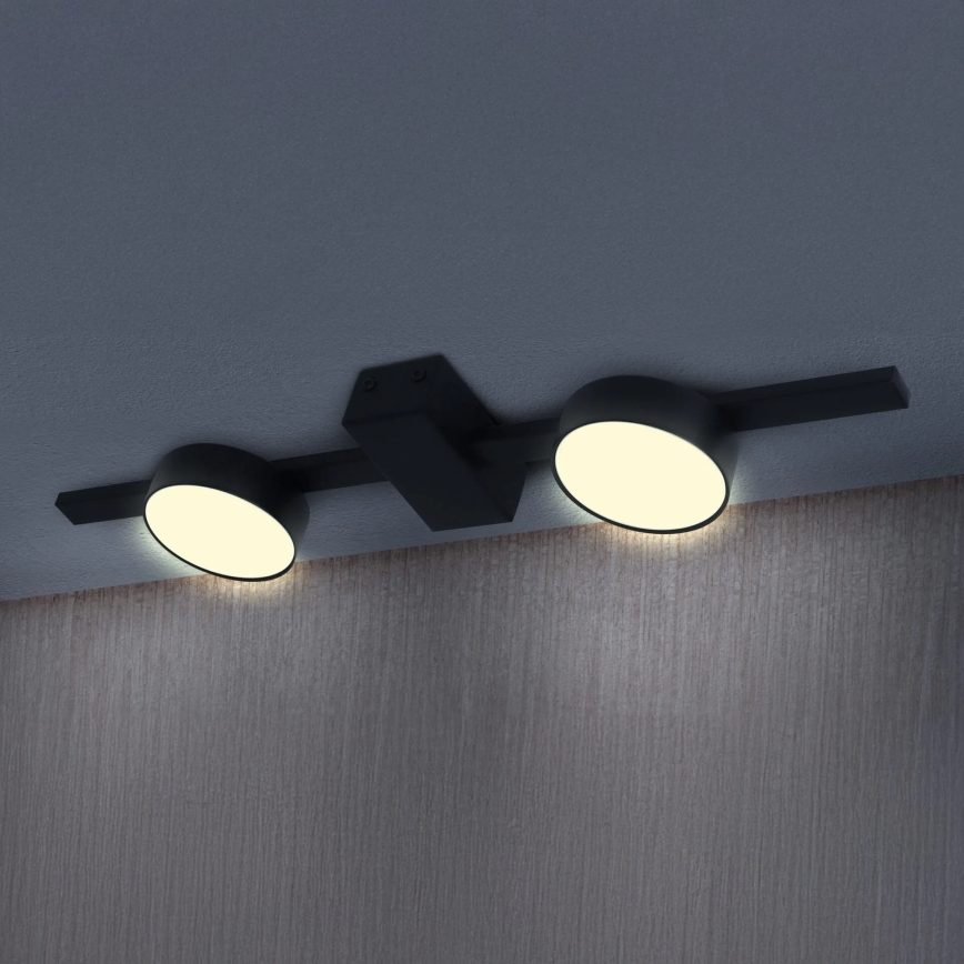 LED-kattovalaisin JOY 2xGX53/6W/230V musta
