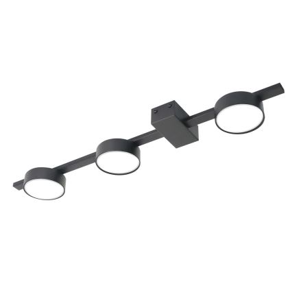 LED-kattovalaisin JOY 3xGX53/6W/230V musta