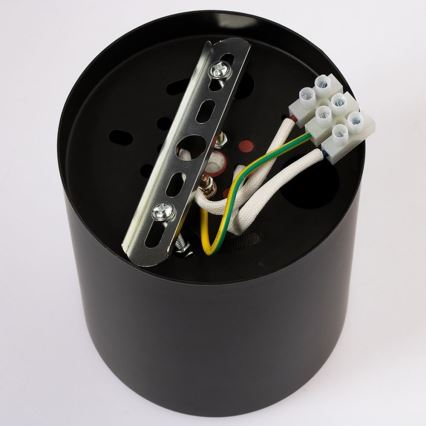 LED-kattovalaisin JUPITER 1xE27/6W/230V 120x98 mm musta