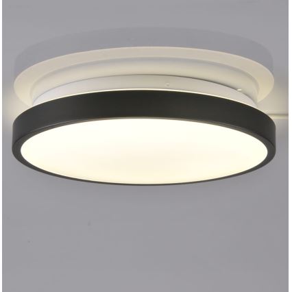 LED-kattovalaisin KERN LED/15W/230V musta