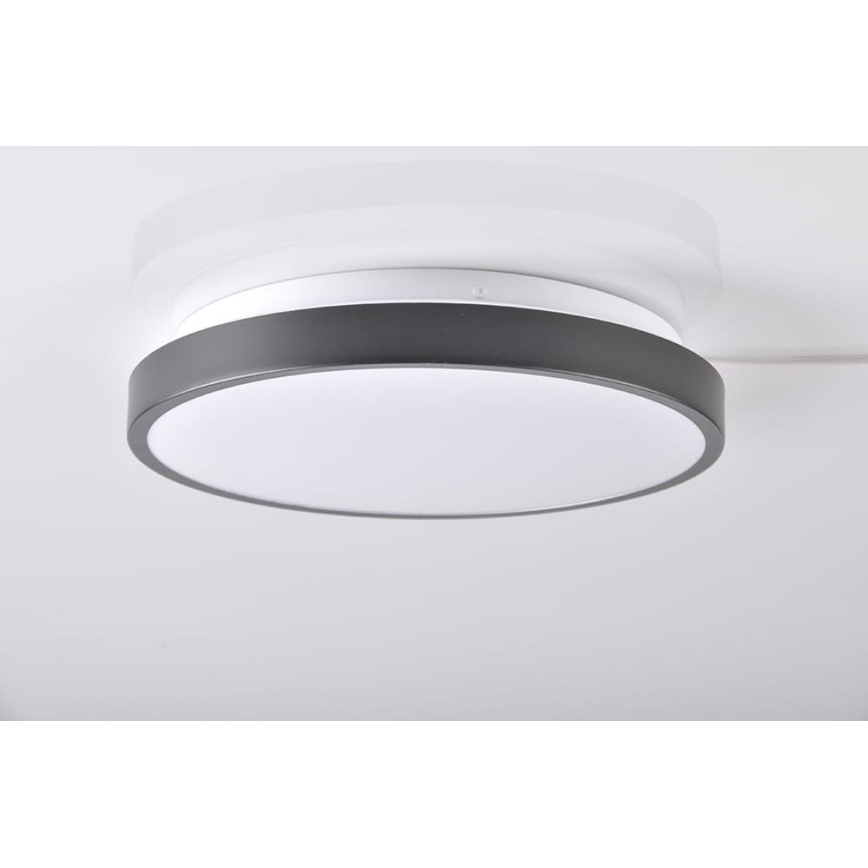 LED-kattovalaisin KERN LED/15W/230V musta