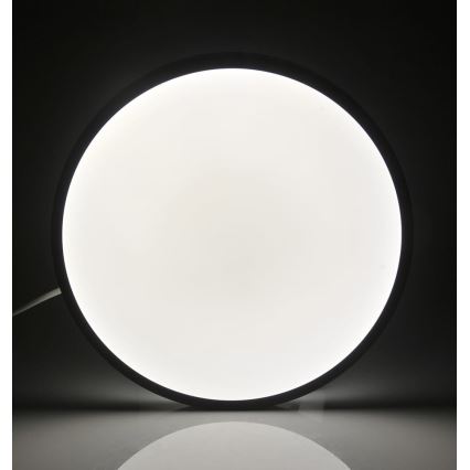 LED-kattovalaisin KERN LED/15W/230V musta