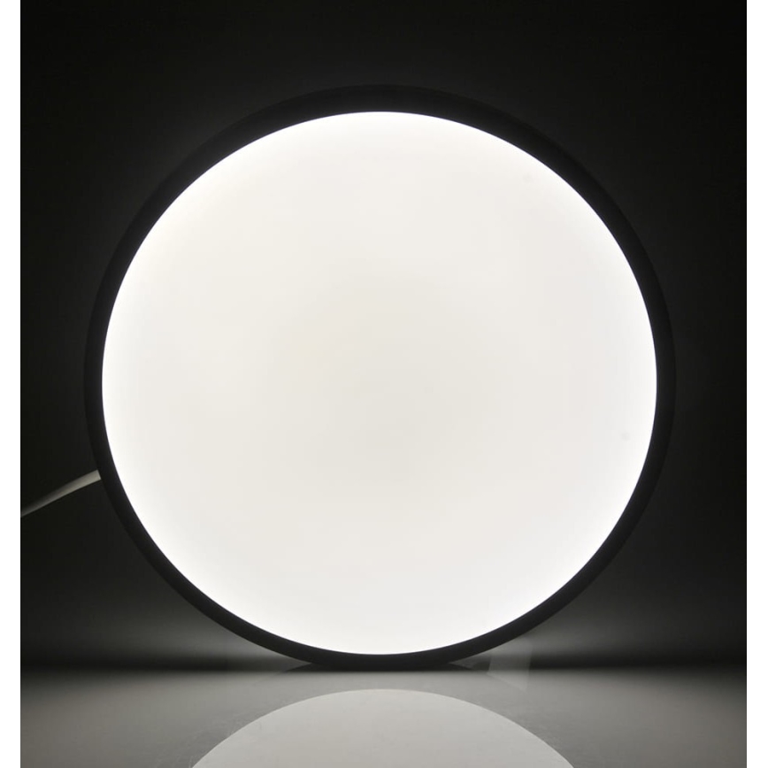LED-kattovalaisin KERN LED/15W/230V musta