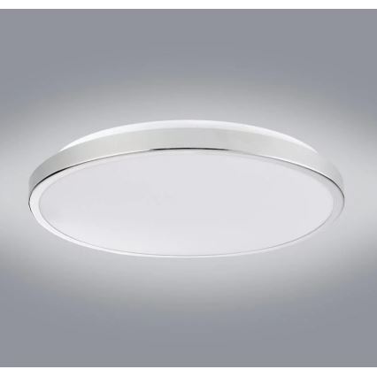 LED-kattovalaisin KERN LED/24W/230V halkaisija 40 cm kiiltävä kromi