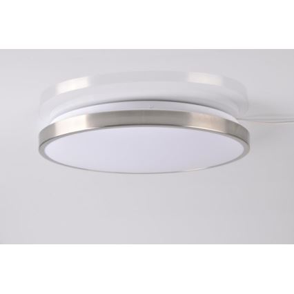 LED-kattovalaisin KERN LED/24W/230V nikkeli