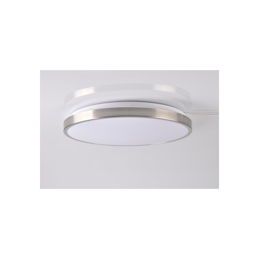 LED-kattovalaisin KERN LED/24W/230V nikkeli