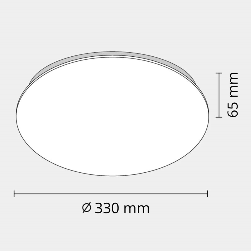 LED-kattovalaisin kylpyhuoneeseen ADAR LED/12W/230V IP44 4000K