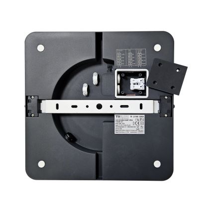 LED-kattovalaisin kylpyhuoneeseen anturilla ELLÉ LED/24W/230V 3000/4000/6500K 26x26 cm IP54 antrasiitti