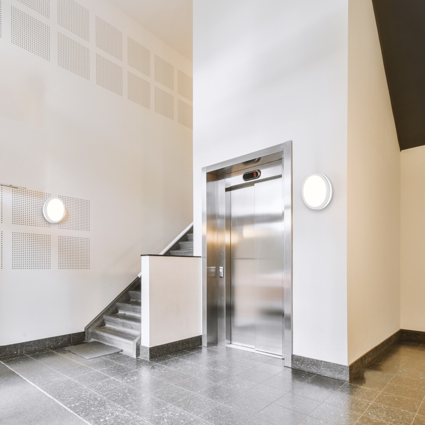 LED-kattovalaisin kylpyhuoneeseen anturilla LED/12W/230V 3000/4000/6500K IP65 halkaisija 20 cm valkoinen + kauko-ohjaus