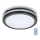 LED-kattovalaisin kylpyhuoneeseen anturilla LED/18W/230V 3000/4000/6500K IP65 halkaisija 30 cm musta + kauko-ohjaus