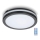LED-kattovalaisin kylpyhuoneeseen anturilla LED/24W/230V 3000/4000/6500K IP65 halkaisija 30 cm musta + kauko-ohjaus