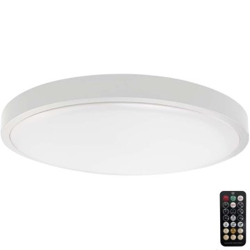 LED-kattovalaisin kylpyhuoneeseen anturilla LED/24W/230V 6500K IP44 valkoinen + kauko-ohjaus