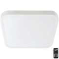 LED-kattovalaisin kylpyhuoneeseen anturilla LED/36W/230V 4000K IP44 valkoinen + kauko-ohjaus