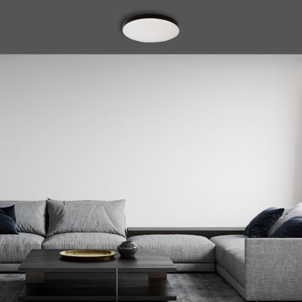 LED-kattovalaisin kylpyhuoneeseen anturilla MAYA LED/13W/230V halkaisija 33 cm IP44 musta