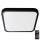 LED-kattovalaisin kylpyhuoneeseen anturilla SAMSUNG CHIP LED/36W/230V IP44 4000K 42x42 cm musta + kauko-ohjaus