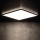 LED-kattovalaisin kylpyhuoneeseen AZPO LED/22W/230V 42x42 cm IP54 musta