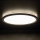 LED-kattovalaisin kylpyhuoneeseen AZPO LED/22W/230V halkaisija 42 cm IP54 musta