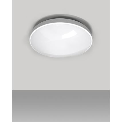 LED-kattovalaisin kylpyhuoneeseen CIRCLE LED/24W/230V 4000K halkaisija 37 cm IP44 valkoinen