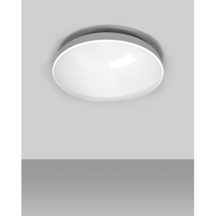 LED-kattovalaisin kylpyhuoneeseen CIRCLE LED/24W/230V 4000K halkaisija 37 cm IP44 valkoinen
