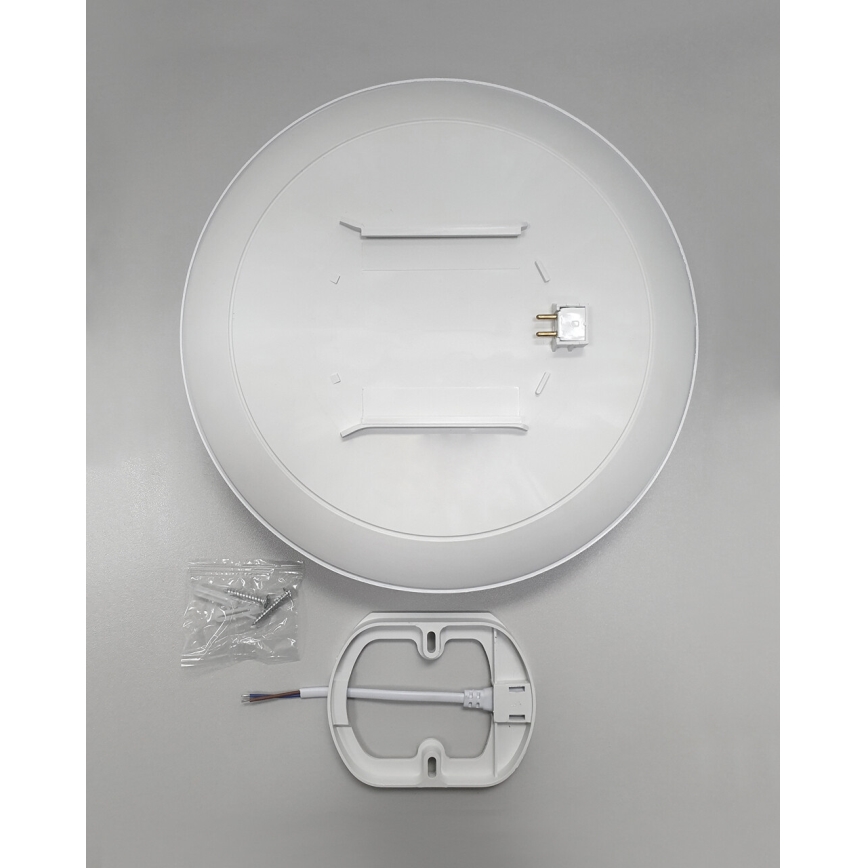 LED-kattovalaisin kylpyhuoneeseen CIRCLE LED/24W/230V 4000K halkaisija 37 cm IP44 valkoinen