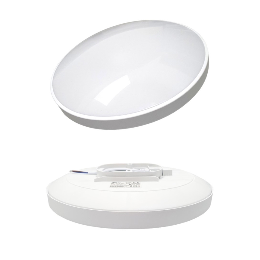 LED-kattovalaisin kylpyhuoneeseen CIRCLE LED/24W/230V 4000K halkaisija 37 cm IP44 valkoinen