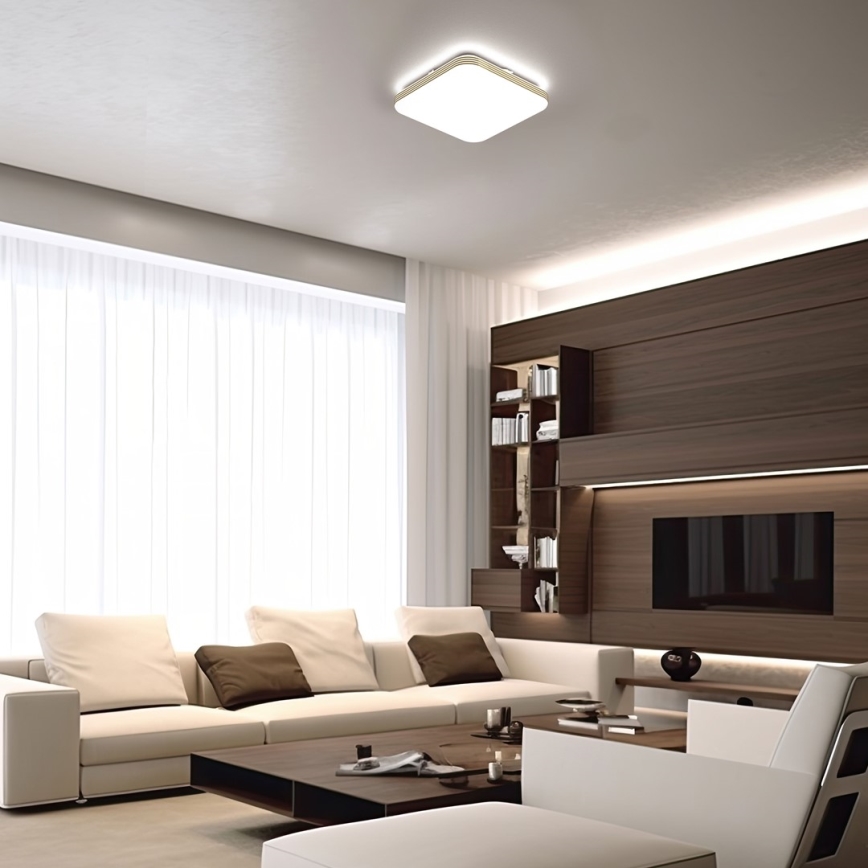 LED-kattovalaisin kylpyhuoneeseen DABAR LED/11W/230V 4000K 26x26 cm IP44