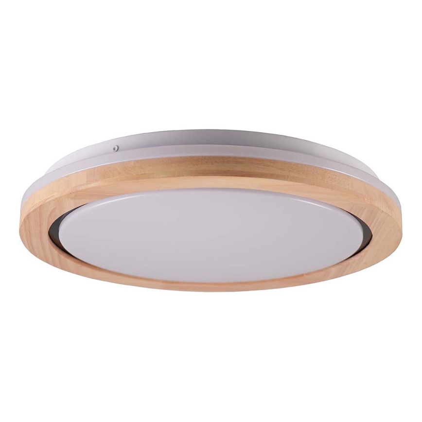 LED-kattovalaisin kylpyhuoneeseen DAREK LED/24W/230V halkaisija 39 cm IP44 tammi