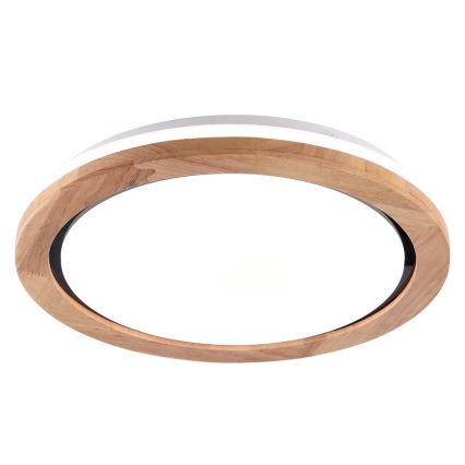 LED-kattovalaisin kylpyhuoneeseen DAREK LED/24W/230V halkaisija 39 cm IP44 tammi