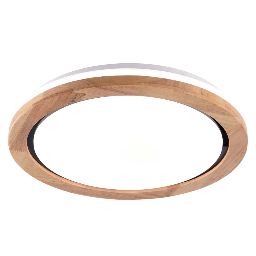 LED-kattovalaisin kylpyhuoneeseen DAREK LED/24W/230V halkaisija 39 cm IP44 tammi