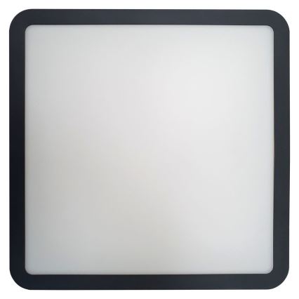 LED-kattovalaisin kylpyhuoneeseen ELLÉ LED/24W/230V 3000/4000/6500K 26x26 cm IP54 antrasiitti