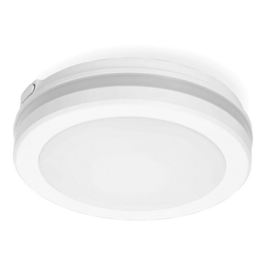 LED-kattovalaisin kylpyhuoneeseen LED/12W/230V 3000/4000/6500K IP65 halkaisija 20 cm valkoinen