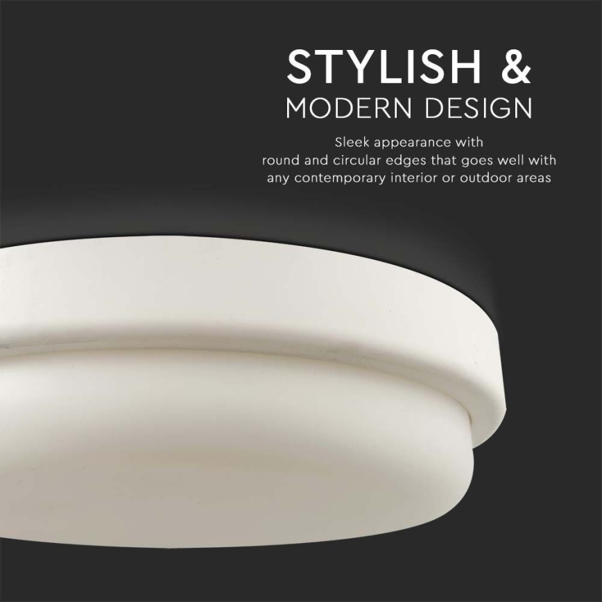 LED-kattovalaisin kylpyhuoneeseen LED/12W/230V 4000K IP54