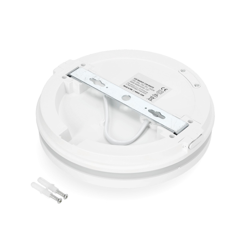 LED-kattovalaisin kylpyhuoneeseen LED/12W/230V 3000/4000/6500K IP65 halkaisija 20 cm valkoinen