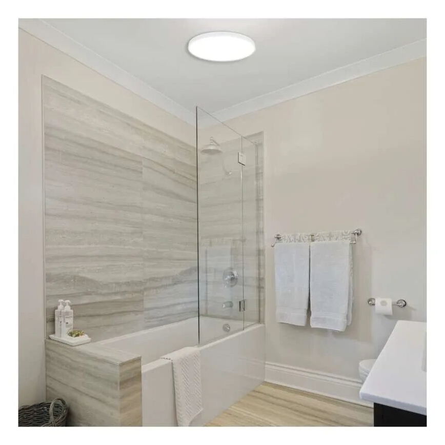 LED-kattovalaisin kylpyhuoneeseen LED/18W/230V 3000/4000/5700K IP55 valkoinen