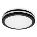 LED-kattovalaisin kylpyhuoneeseen LED/18W/230V 3000/4000/6500K IP65 halkaisija 30 cm musta