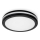 LED-kattovalaisin kylpyhuoneeseen LED/18W/230V 3000/4000/6500K IP65 halkaisija 30 cm musta