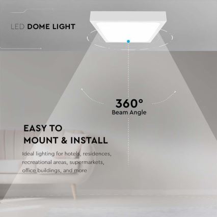 LED-kattovalaisin kylpyhuoneeseen LED/18W/230V 3000K IP44 valkoinen
