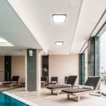 LED-kattovalaisin kylpyhuoneeseen LED/18W/230V 4000K IP44 musta