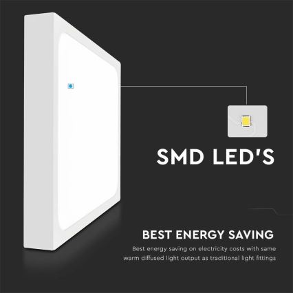 LED-kattovalaisin kylpyhuoneeseen LED/18W/230V 6500K IP44 valkoinen