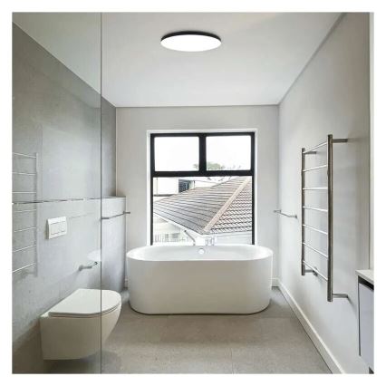 LED-kattovalaisin kylpyhuoneeseen LED/32W/230V 3000/4000/5700K IP55 musta