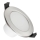 LED-kattovalaisin kylpyhuoneeseen LED/7W/230V 3000K hopea IP44