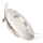 LED-kattovalaisin kylpyhuoneeseen LED/7W/230V 4000K hopea IP44