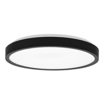 LED-kattovalaisin kylpyhuoneeseen LIRA LED/12W/230V 4000K halkaisija 25 cm IP44 musta
