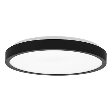 LED-kattovalaisin kylpyhuoneeseen LIRA LED/18W/230V 4000K halkaisija 29,5 cm IP44 musta