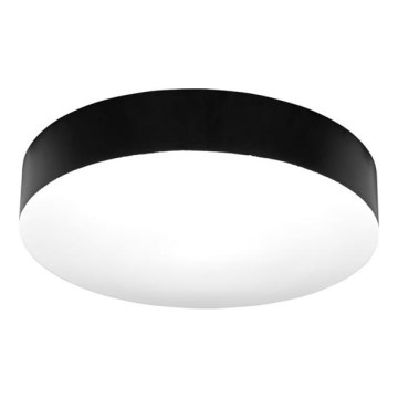 LED-kattovalaisin kylpyhuoneeseen MAKARON LED/24W/230V 3000/4000/6000K halkaisija 30 cm IP44 musta