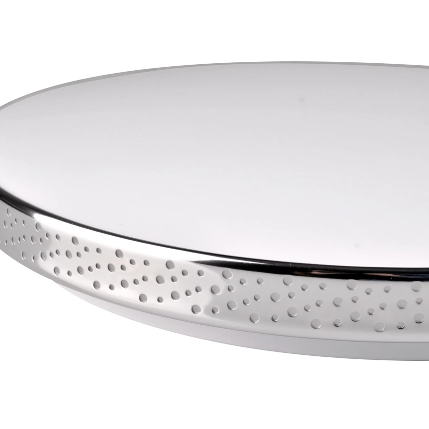 LED-kattovalaisin kylpyhuoneeseen MOON LED/18W/230V kiiltävä kromi IP44